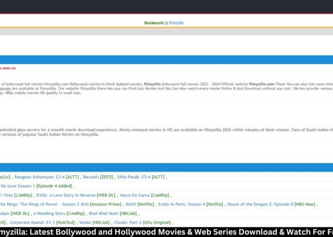 Filmyzilla: Latest Bollywood and Hollywood Movies & Web Series Download & Watch For Free