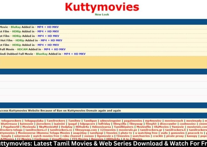 Kuttymovies: Latest Tamil Movies & Web Series Download & Watch For Free