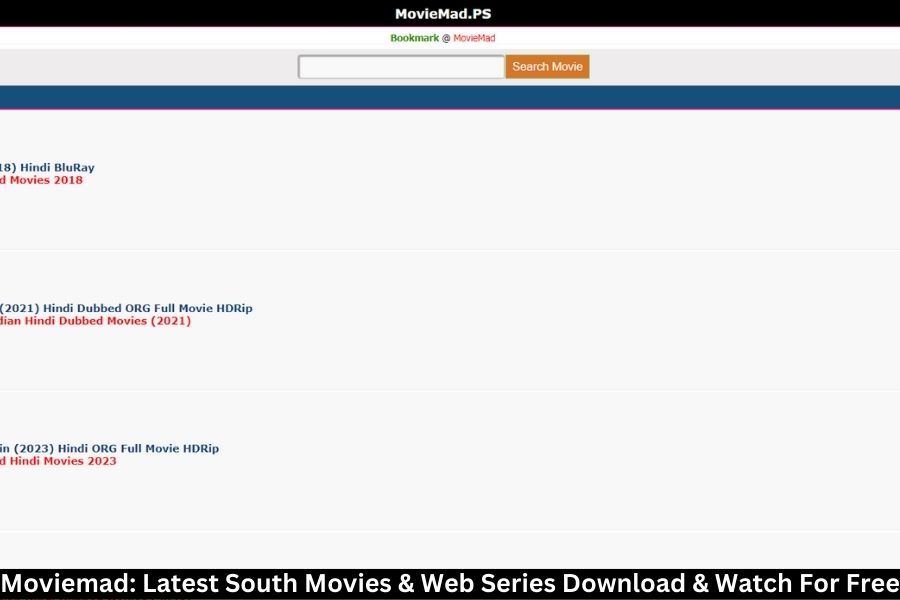 Moviemad: Latest South Movies & Web Series Download & Watch For Free