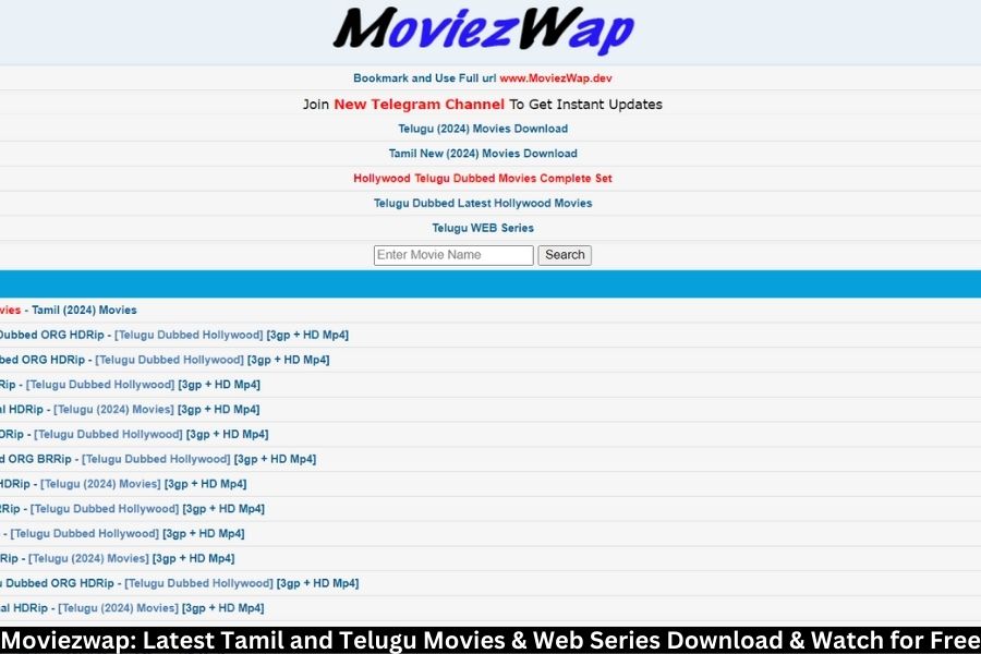 Moviezwap: Latest Tamil and Telugu Movies & Web Series Download & Watch for Free