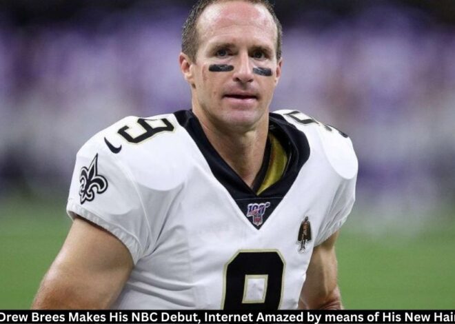 Drew Brees Makes His NBC Debut, Internet Amazed by means of His New Hair